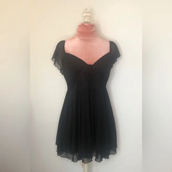 flowy traditional dresses Off-The-Shoulders With Flower Embellisment Dress